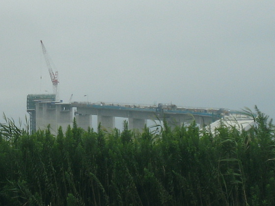 建設中の天空への道