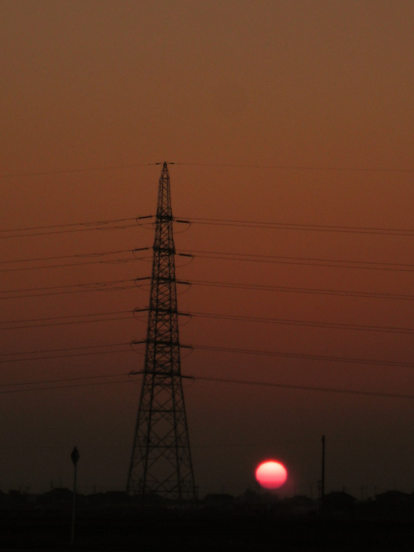 沈む夕日