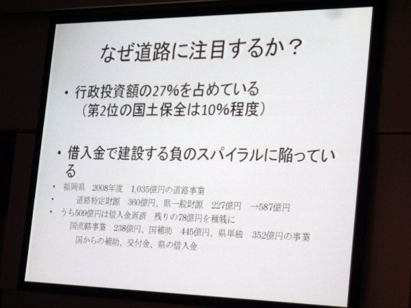 日本の道路は投資されすぎている